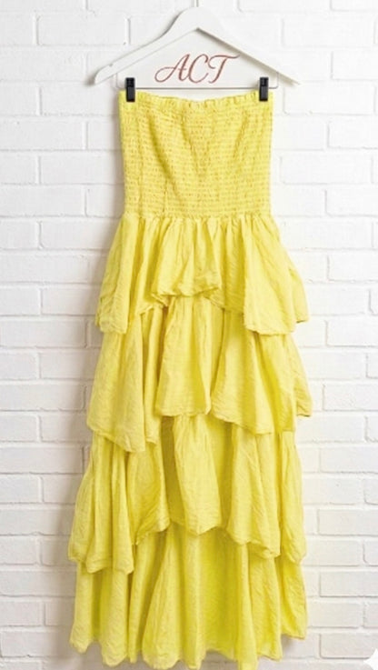Vestido Maxi escote palabra de honor +8 colores
