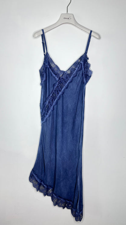 Vestido lencero pico +6 colores