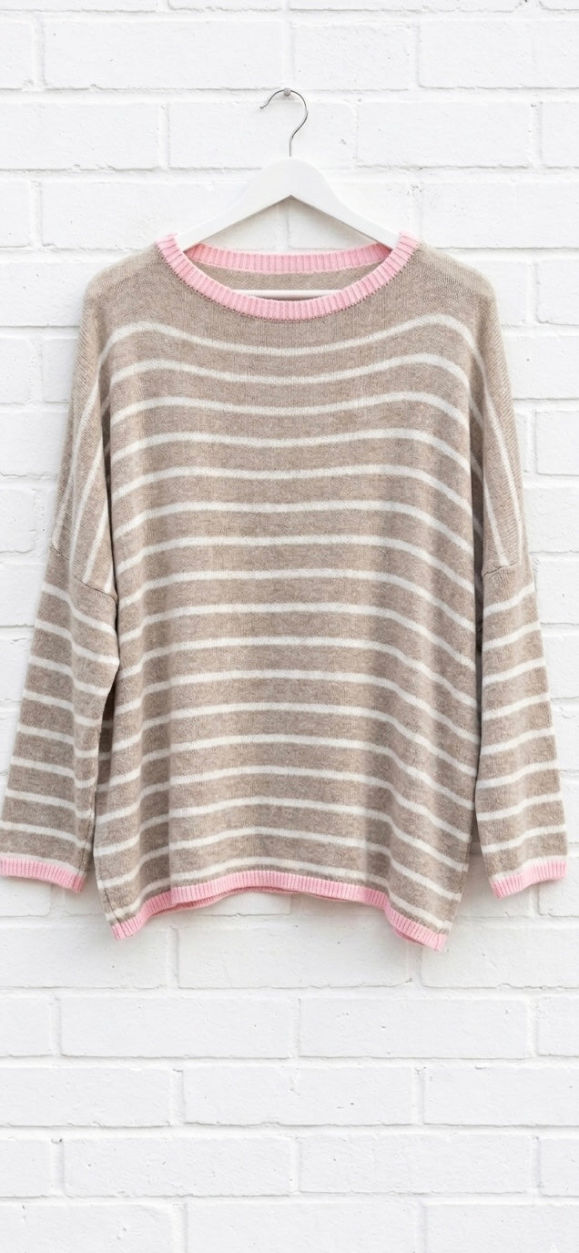 Jersey rayas contraste+2colores