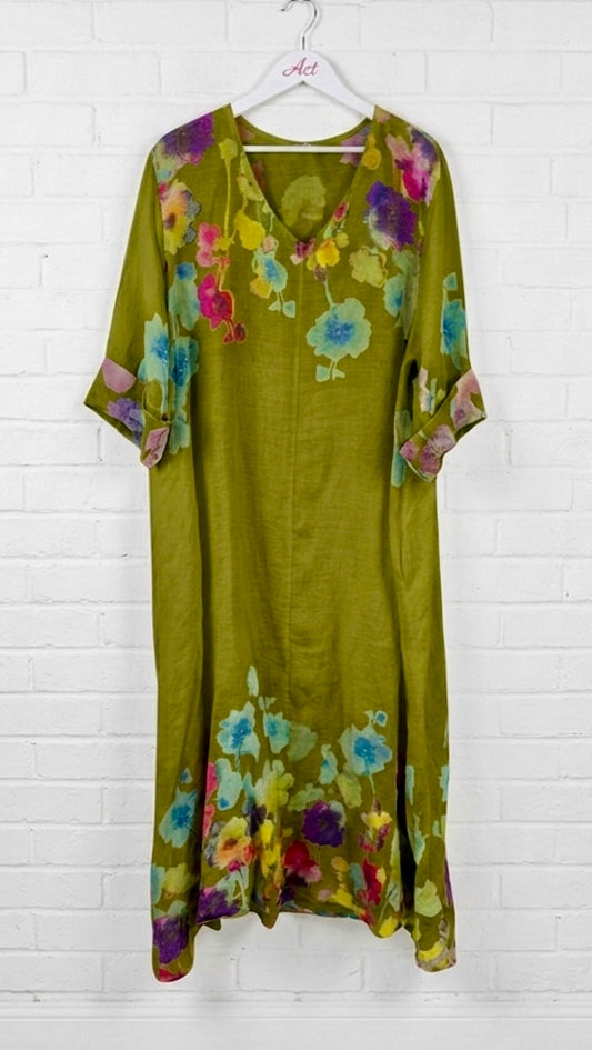 Vestido floral +2 colores