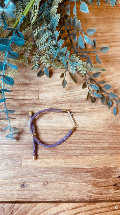 Pulsera cruz +7 colores