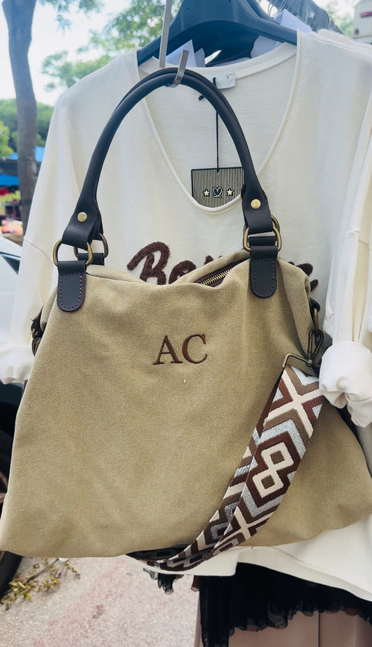 Bolso personalizable Camel