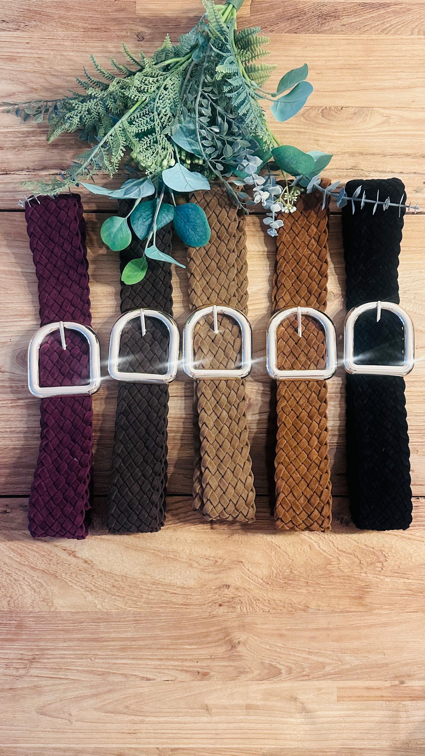Braided belt +4 colors