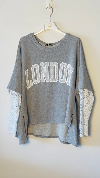 Sudadera felpa London +2 colores