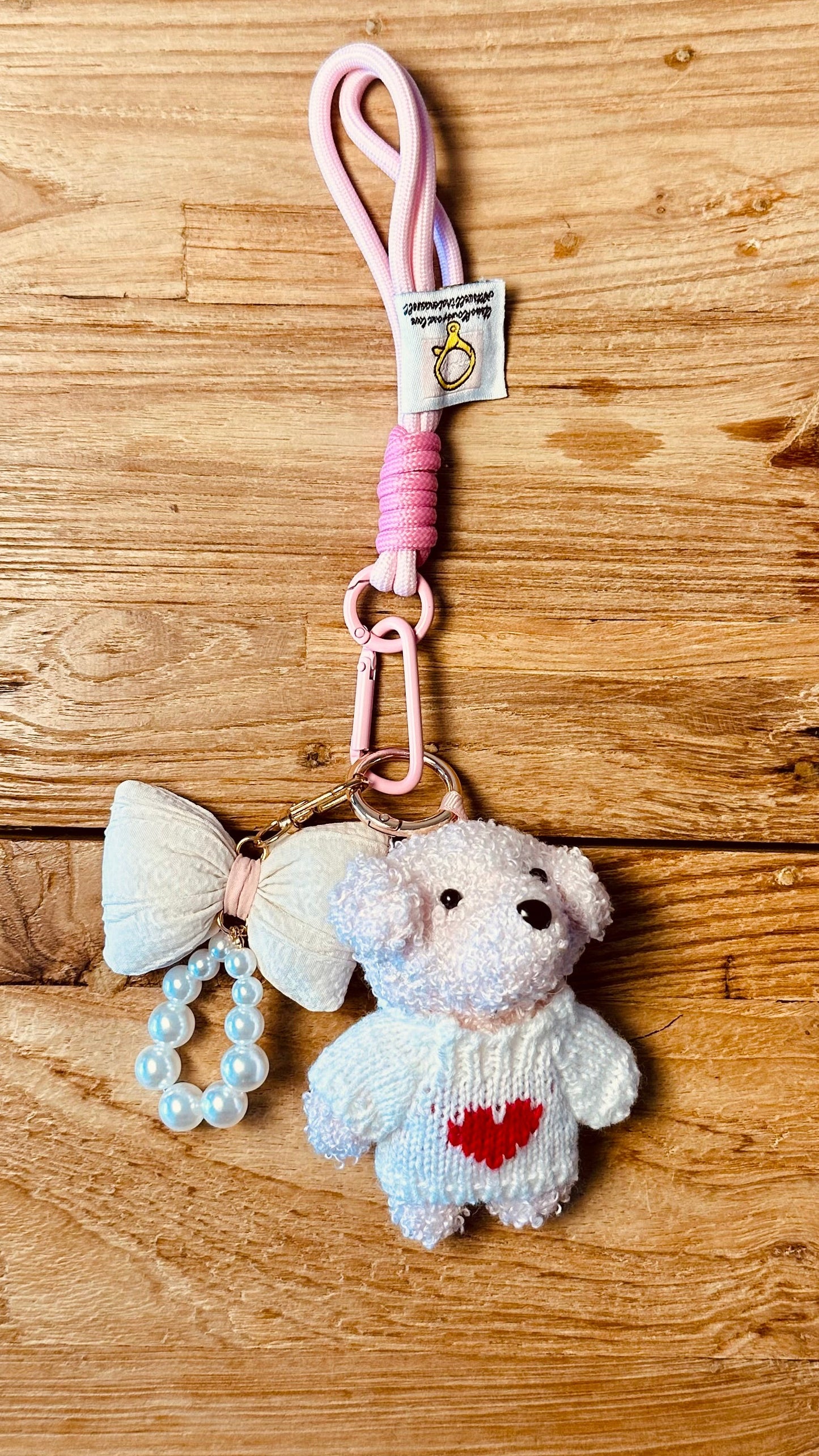 Llavero charm oso + 2 colores