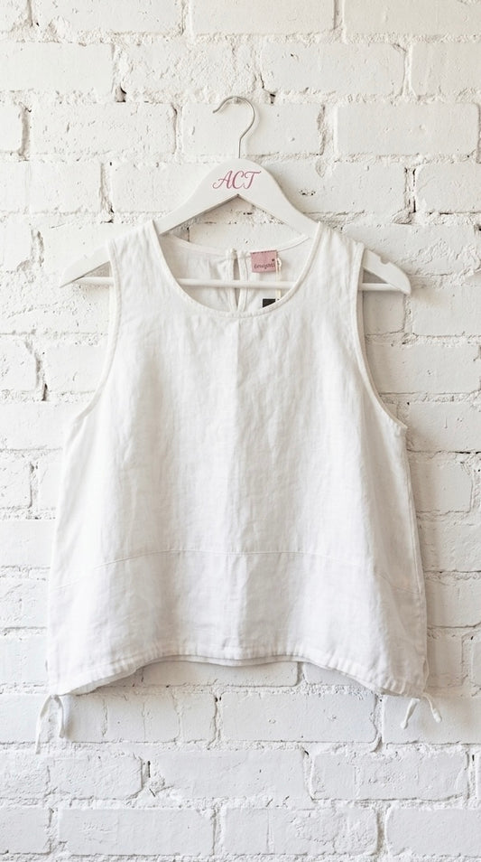 Blusa de Lino con Lazos Laterales +4 colores