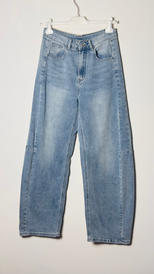 Pantalón balloon tejano