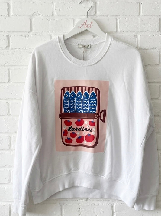 Sudadera sardines +1 color