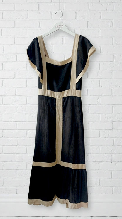 Vestido bicolor