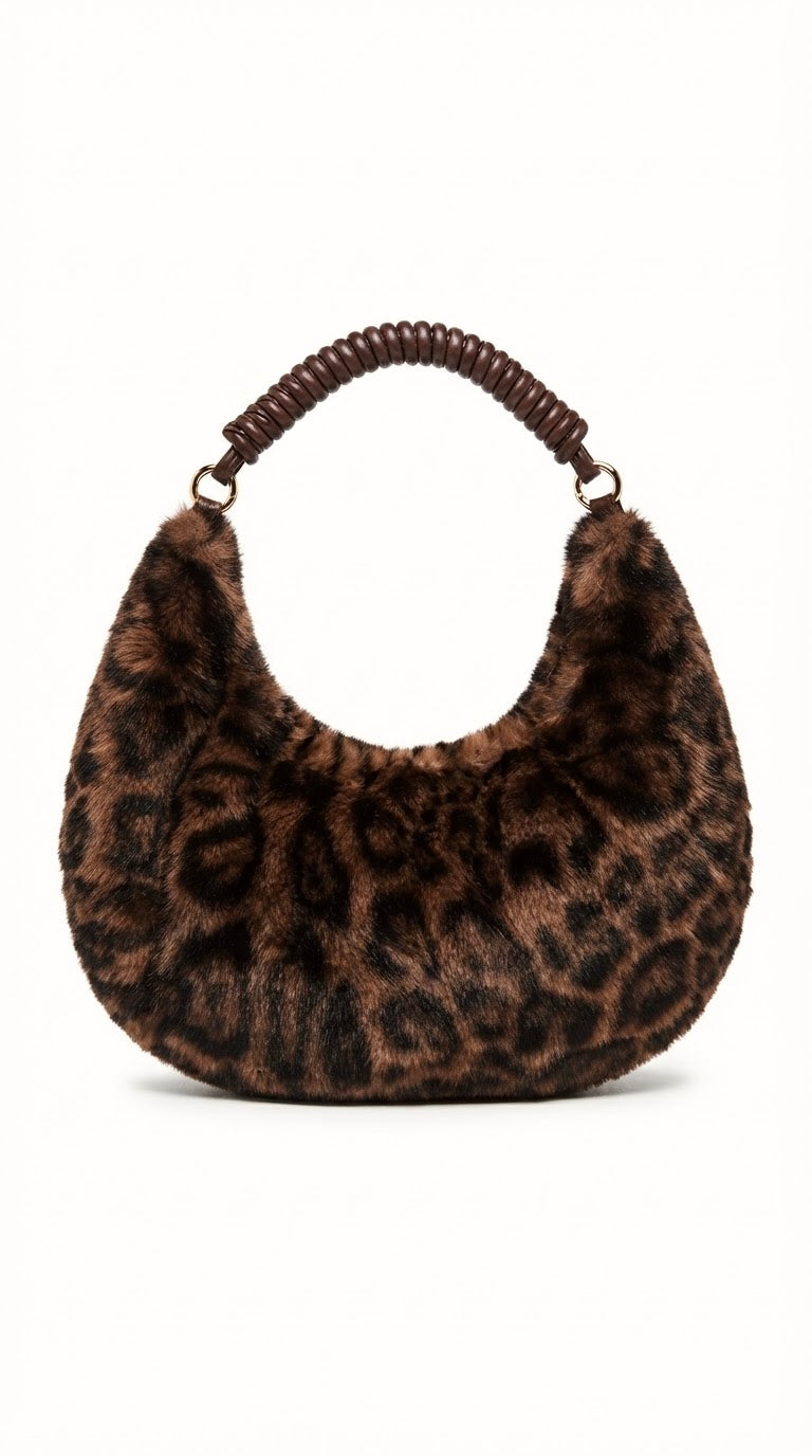 Bolso de Pelo Leopardo Cozy
