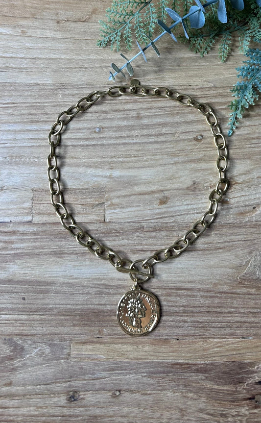 Gargantilla de moneda