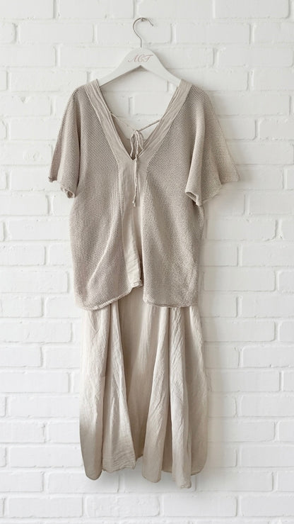 Vestido dos piezas calado +3 colores