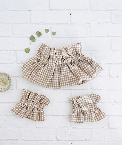 Conjunto de cuello y puños+1color