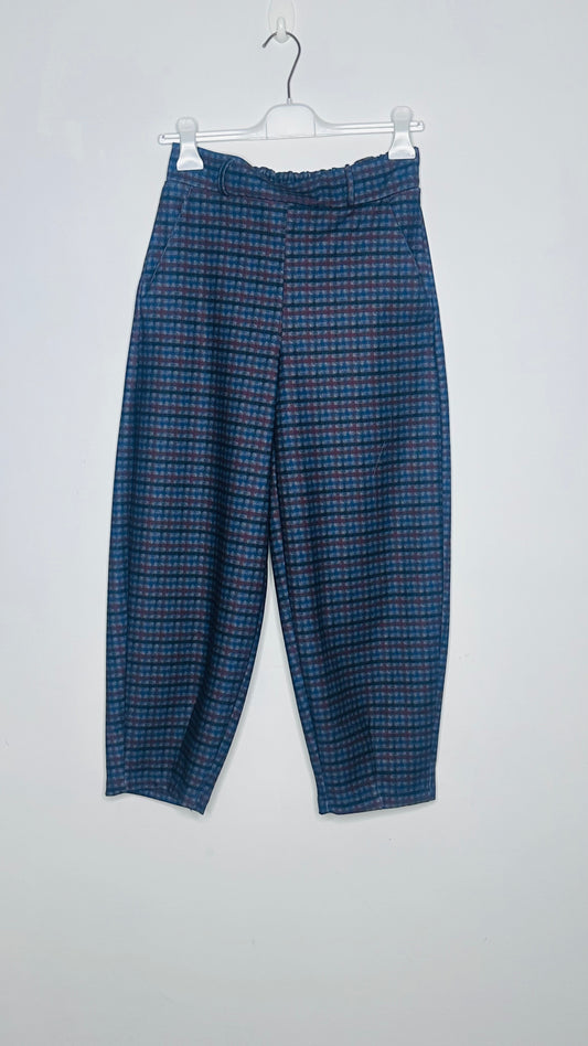 Pantalón franela,cuadro pequeño+1