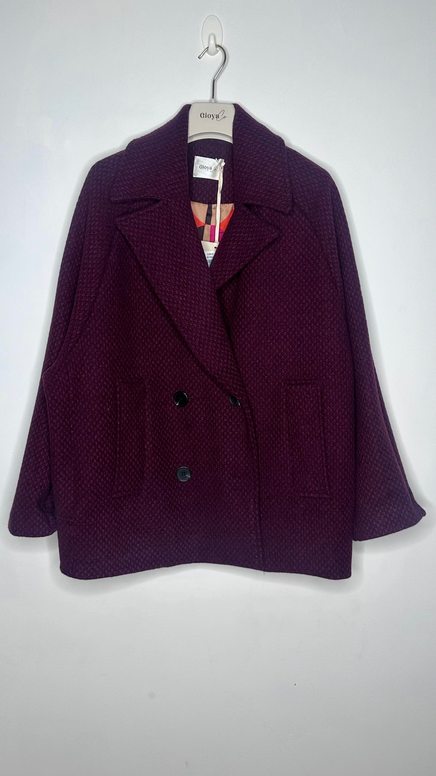 Chaquetón gioya burdeos