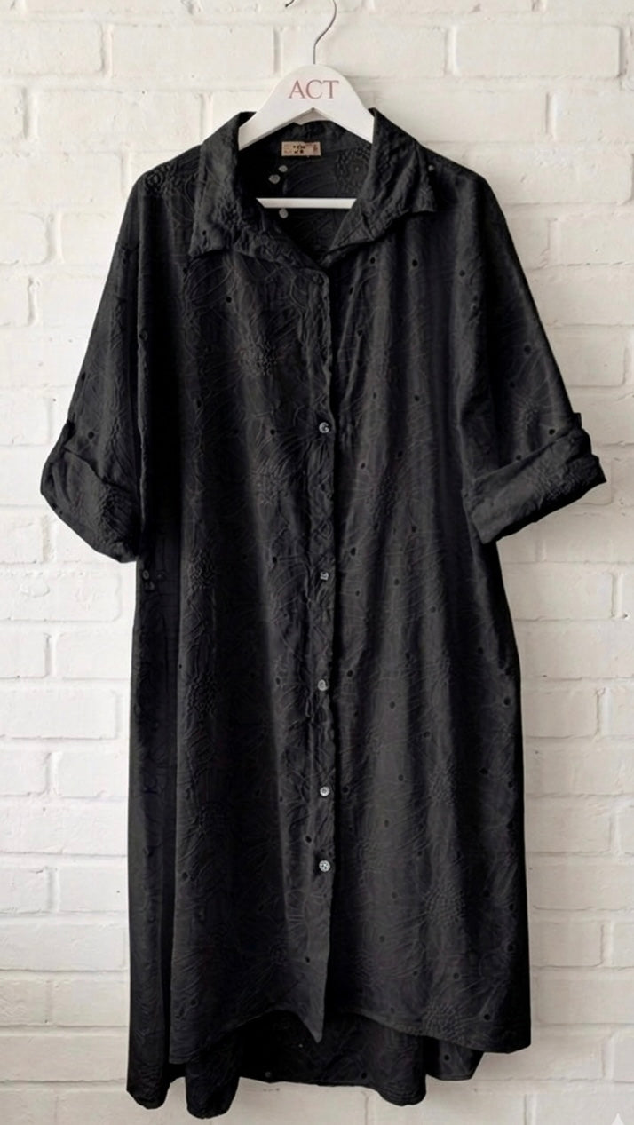 Vestido camisero largo senda +3 colores
