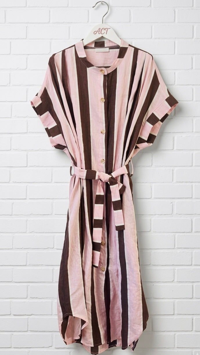 Vestido chic rayas +2 colores