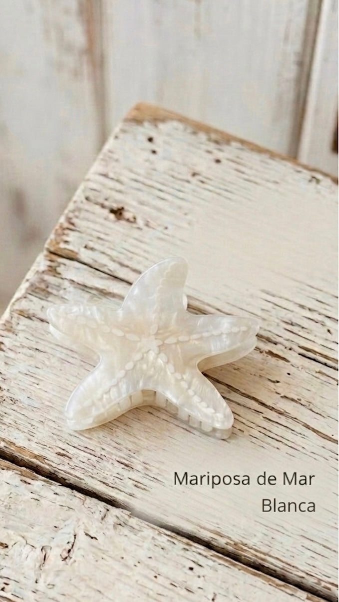 Pinza de pelo estrellita de mar +6modelos