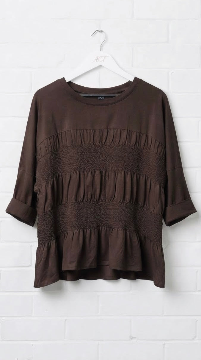 Camiseta Basic Manga Larga Nido de abeja +5 colores