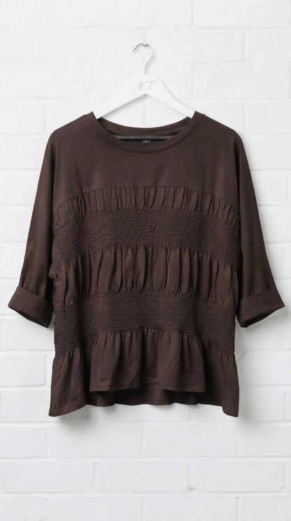 Camiseta Basic Manga Larga Nido de abeja +5 colores