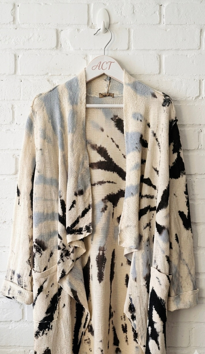 Cárdigan Tie-Dye