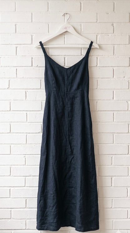 Vestido de lino oasis fluido +9 colores