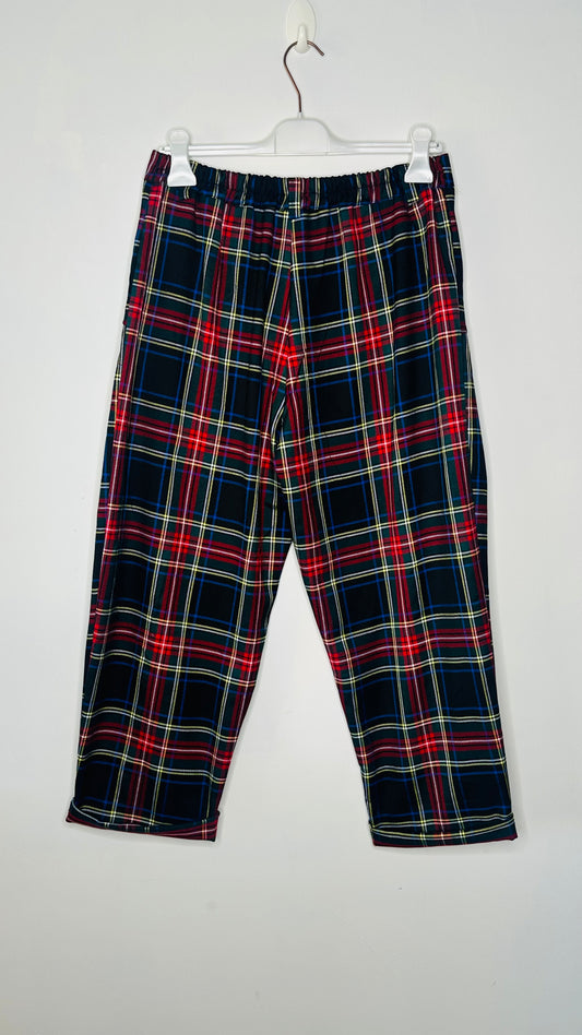 Pantalón cuadro escocés +1