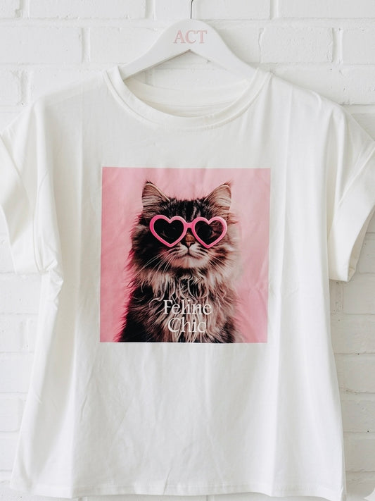 Camiseta feline chic