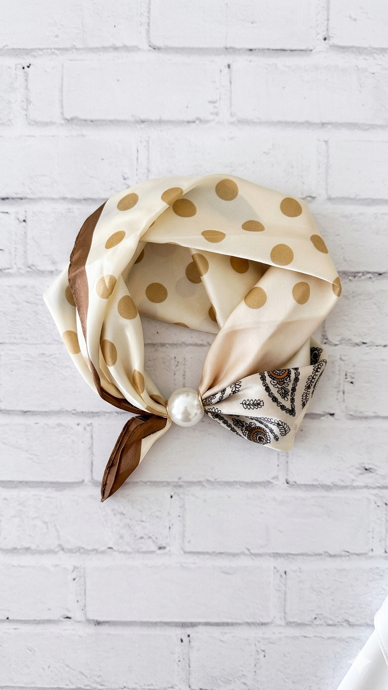 Pañuelos broche perla +28 colores