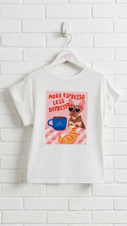 Camiseta More Espresso +1 color