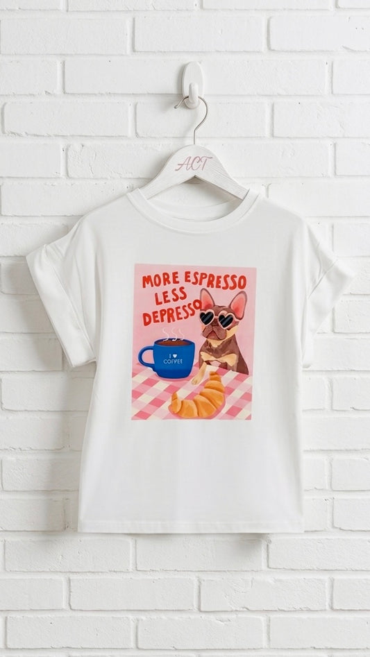 Camiseta More Espresso +1 color