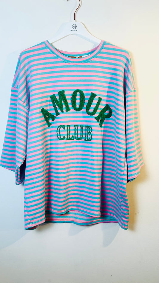 Sudadera rayas amour +4 colores