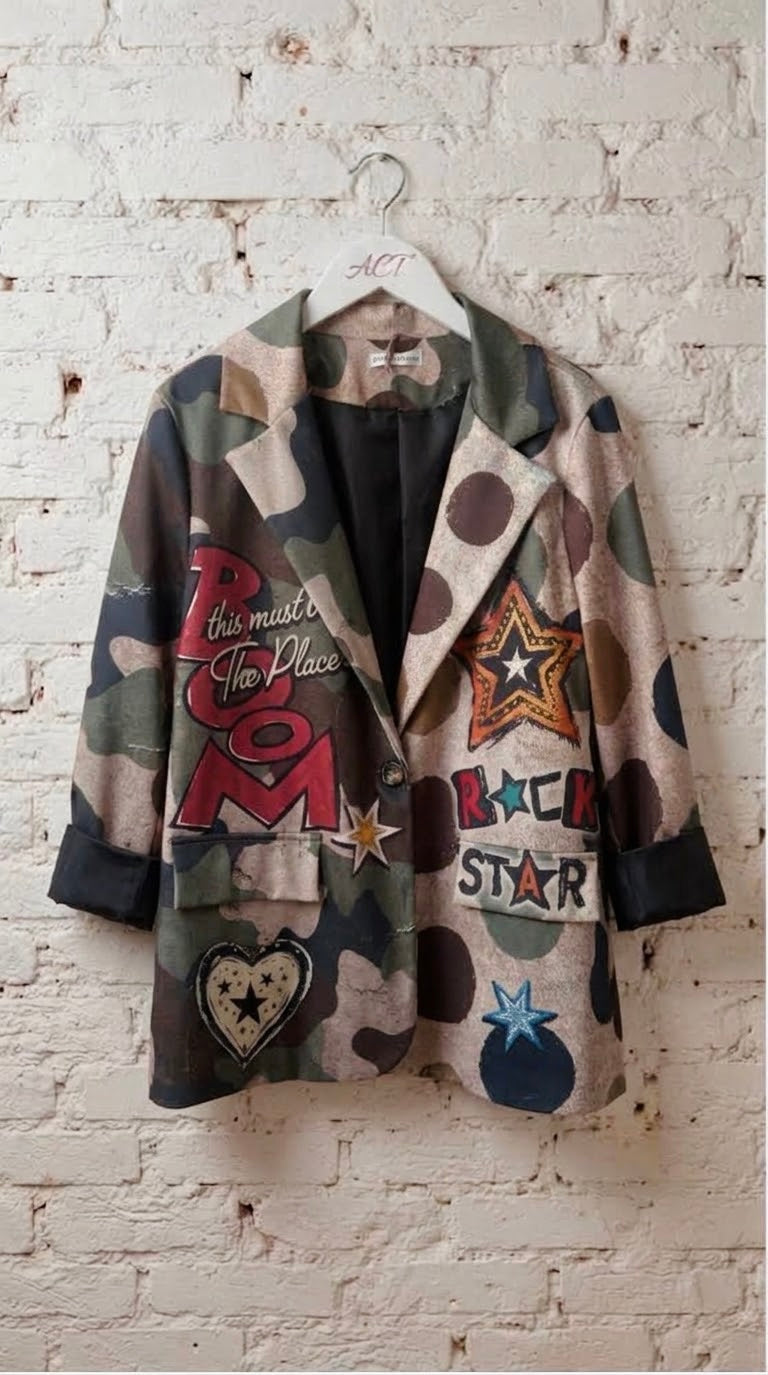 Blazer Fantasía Camuflaje