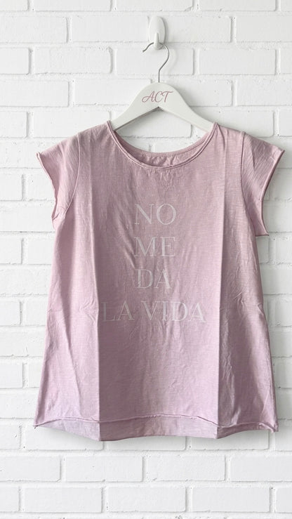 Camiseta no me da la vida +10 colores
