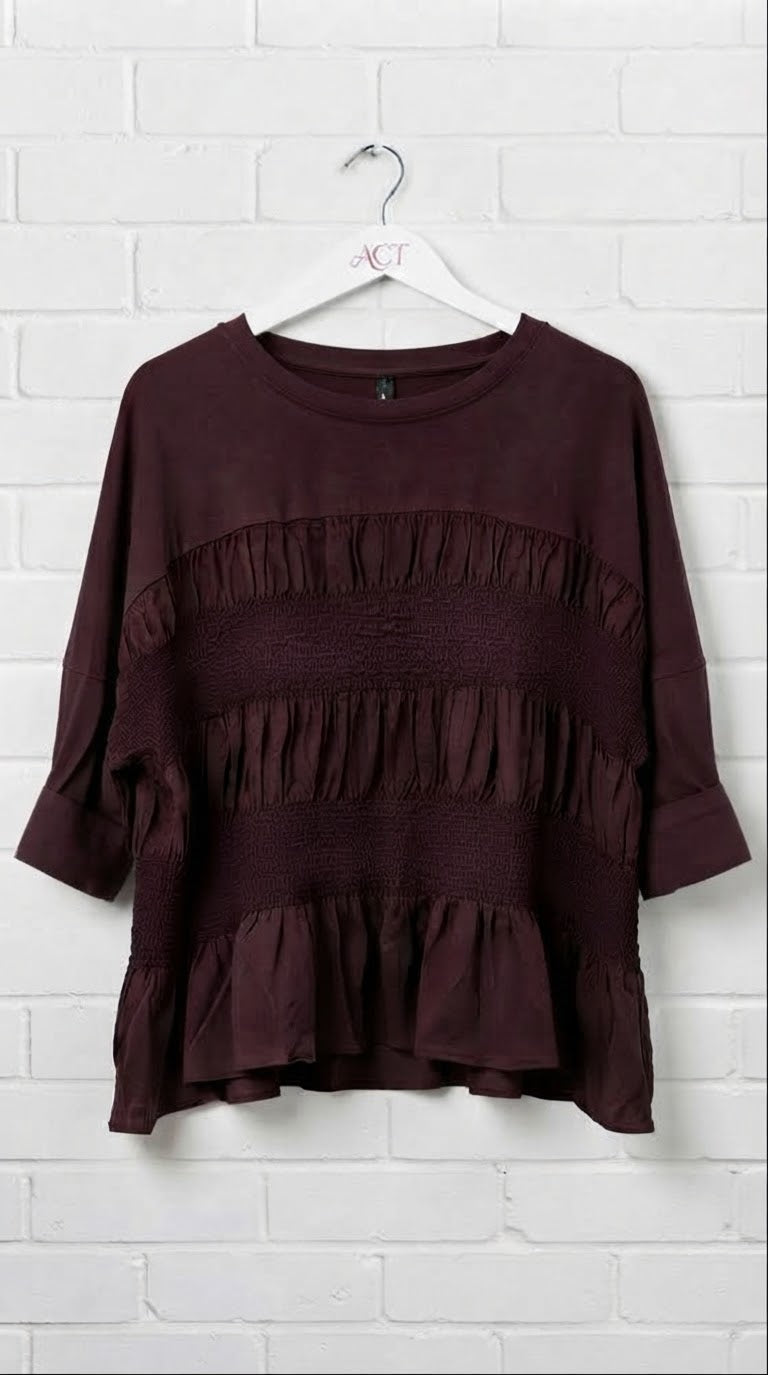 Camiseta Basic Manga Larga Nido de abeja +5 colores