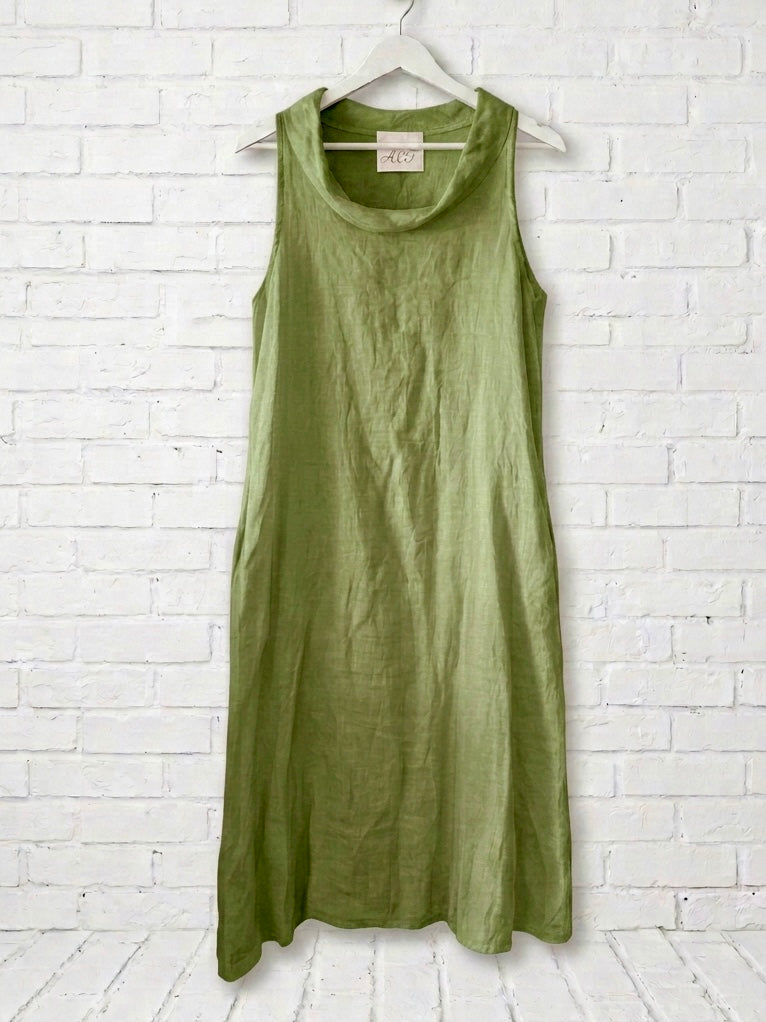 Vestido lino Valeria+9 colores