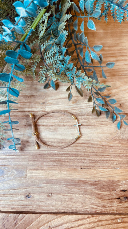Pulsera cruz +7 colores