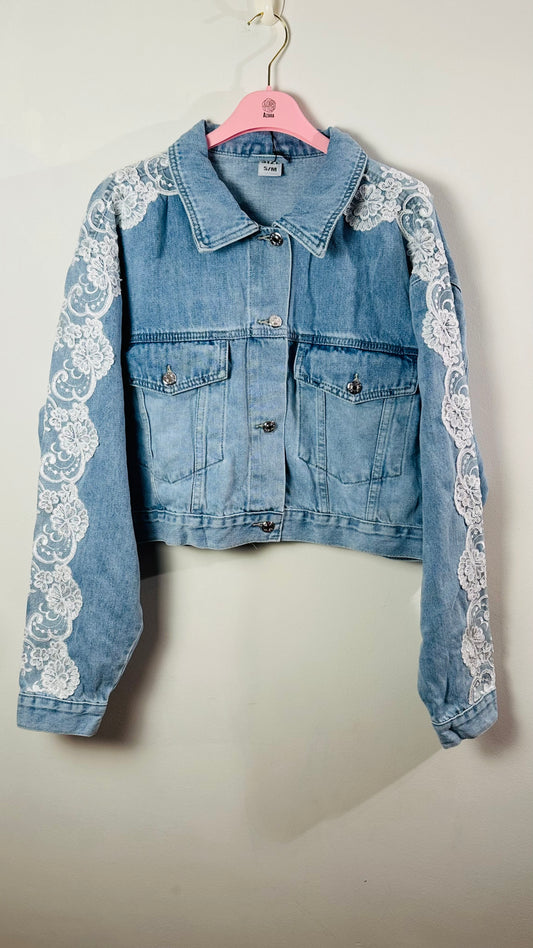 Chaqueta texana encaje