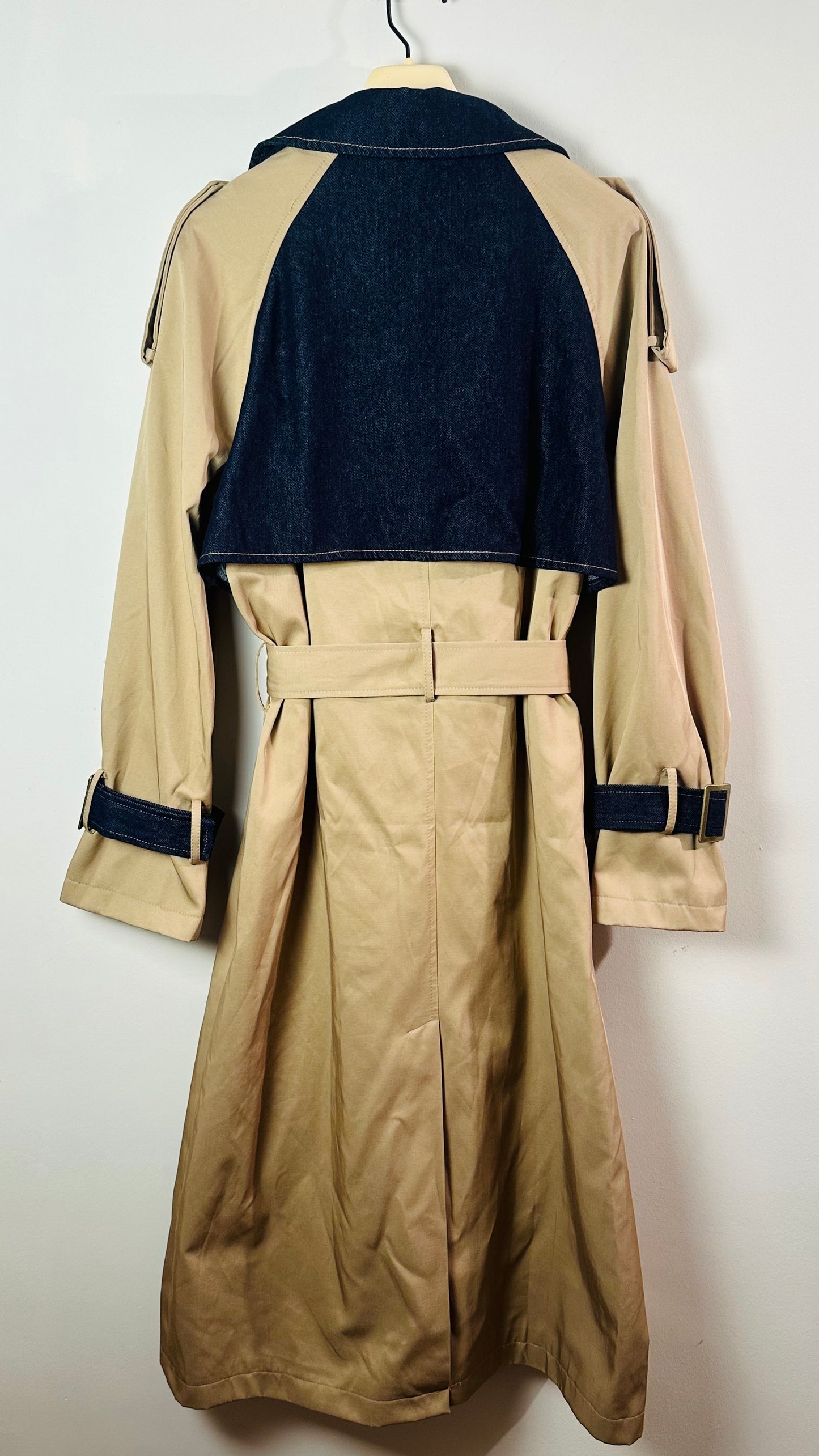 Gabardina larga Íngrid combi