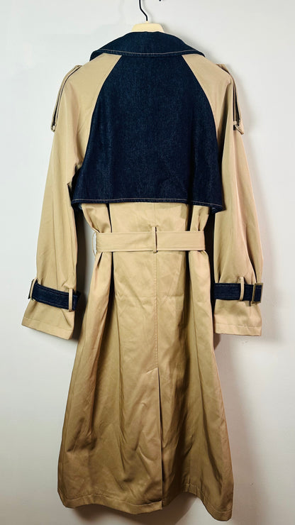 Gabardina larga Íngrid combi