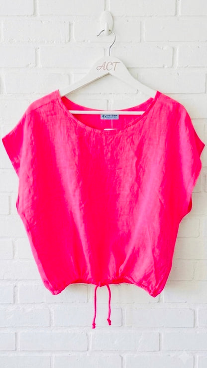 Blusa cordón lino Aurora +5 colores