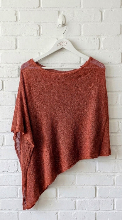 Jersey poncho calado +6 colores