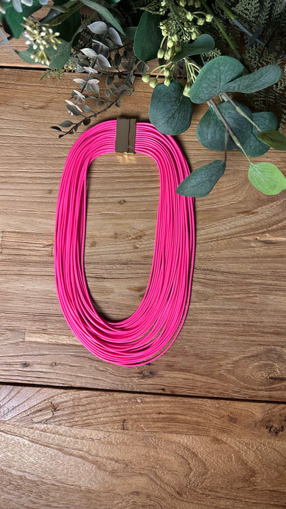 Collar cuerdas +3colores