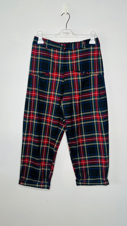 Pantalón cuadro escocés +1