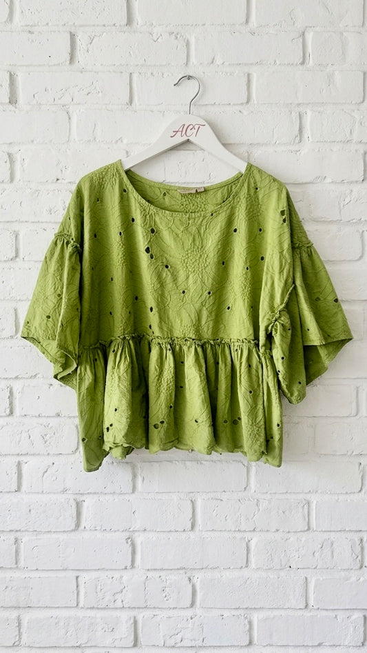 Blusa senda bordada +3 colores