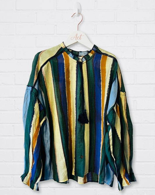 Blusa boho multicolor +1 color