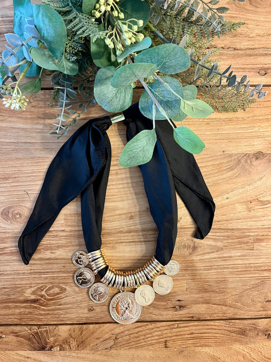 Maxi collar de monedas