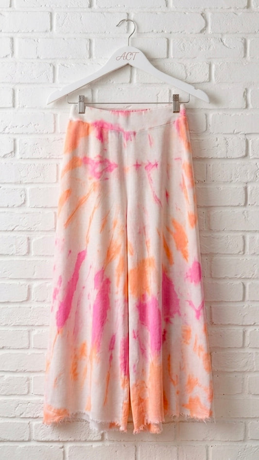 Pantalón lino tie dye
