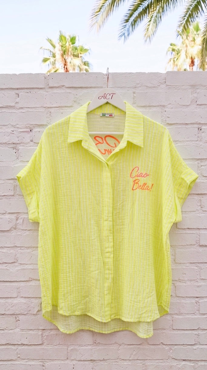 Camisa ciao bella! +4 colores
