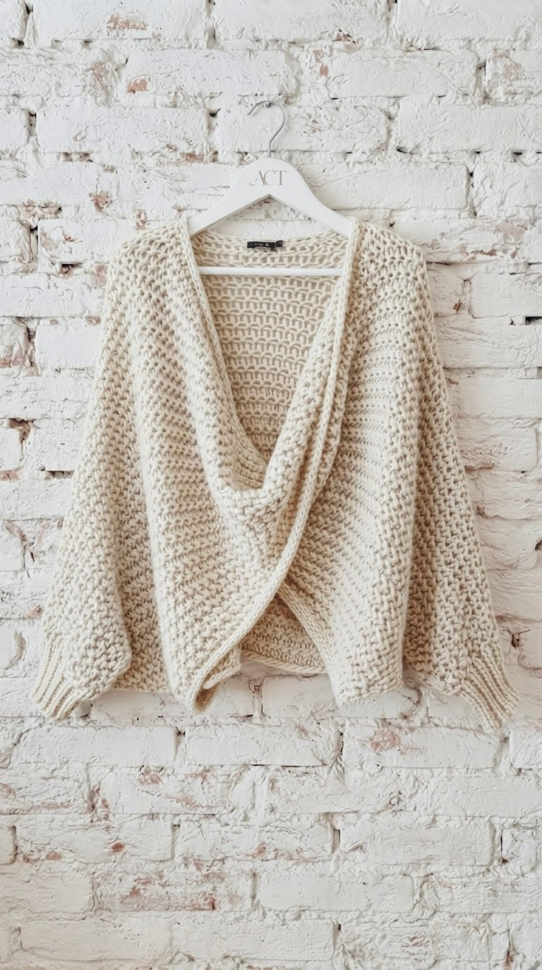Cárdigan Poncho Cruzado +5colores